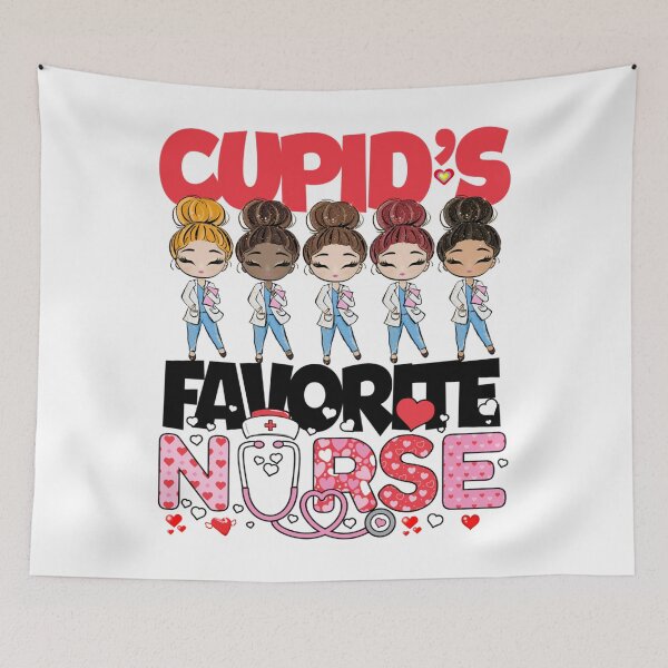 Item preview, Cupid's Favorite Nurse Valentines Day designed and sold by skeastore.