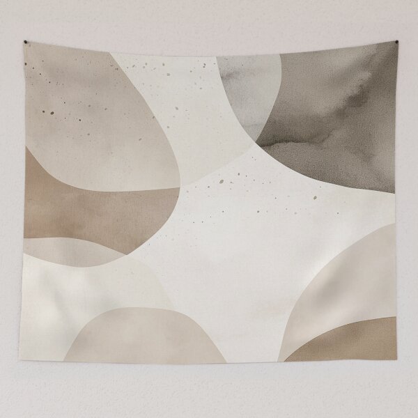 Item preview, Rustic Abstract Warm Beige Shapes designed and sold by trajeado14.