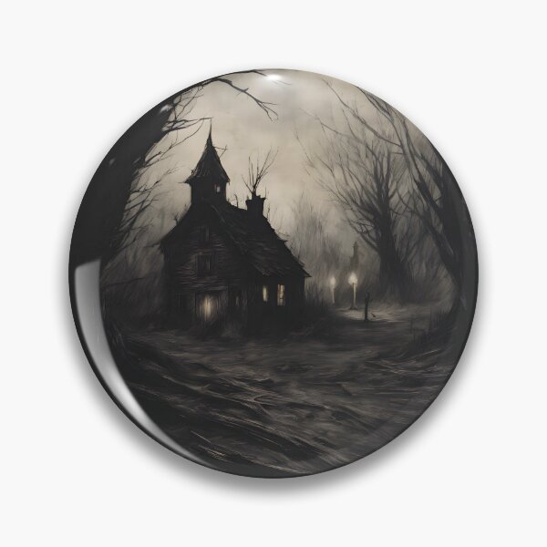 Item preview, Captivating and Mystifying Charcoal Drawing Landscape designed and sold by colorvisionart.
