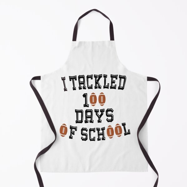 Item preview, funny design of school  I Tackled 100 Days Of School Football  designed and sold by Latifay.