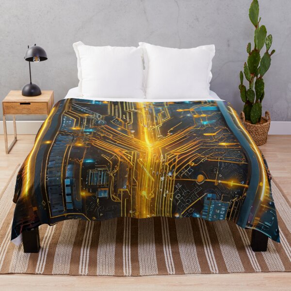 Item preview, Futuristic Schematic Electronic Designs designed and sold by drawbey.