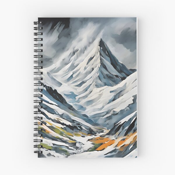 Item preview, Treacherous Mountaintop Abstract Landscape designed and sold by colorvisionart.