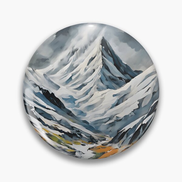 Item preview, Treacherous Mountaintop Abstract Landscape designed and sold by colorvisionart.