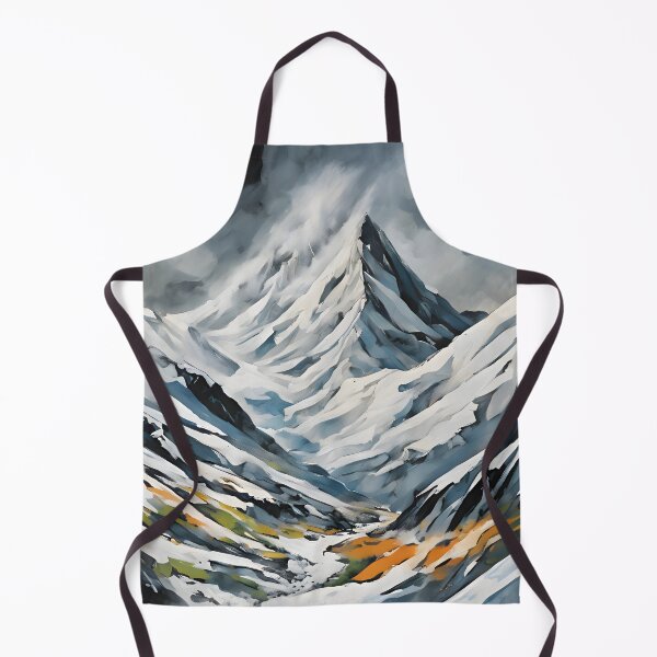 Item preview, Treacherous Mountaintop Abstract Landscape designed and sold by colorvisionart.