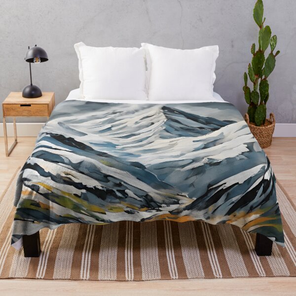 Item preview, Treacherous Mountaintop Abstract Landscape designed and sold by colorvisionart.