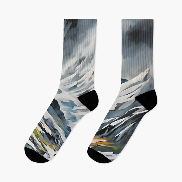 Item preview, Treacherous Mountaintop Abstract Landscape designed and sold by colorvisionart.