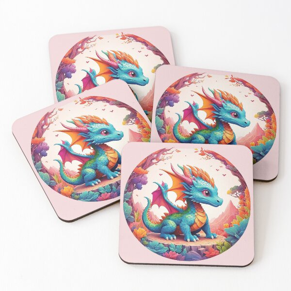 Item preview, Rainbow Dragon Wind Dance: Cute fight on the rock designed and sold by Minpadesign.