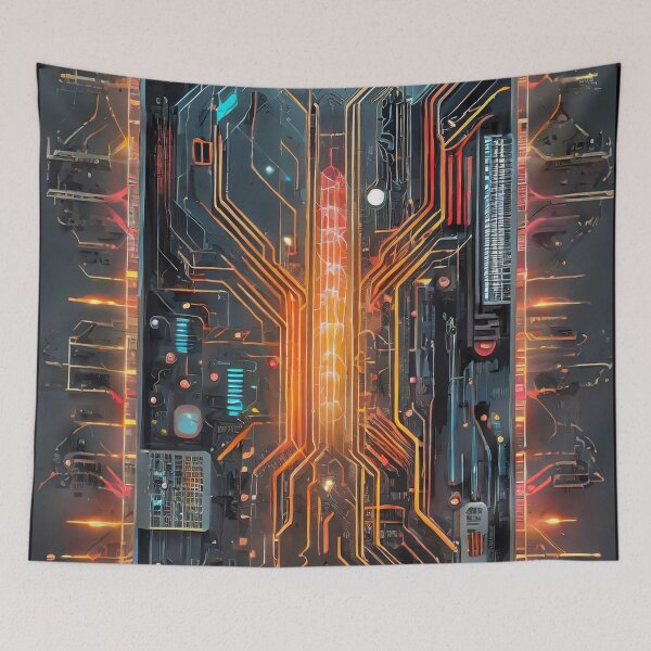 Item preview, Futuristic Schematic Electronic Designs designed and sold by drawbey.