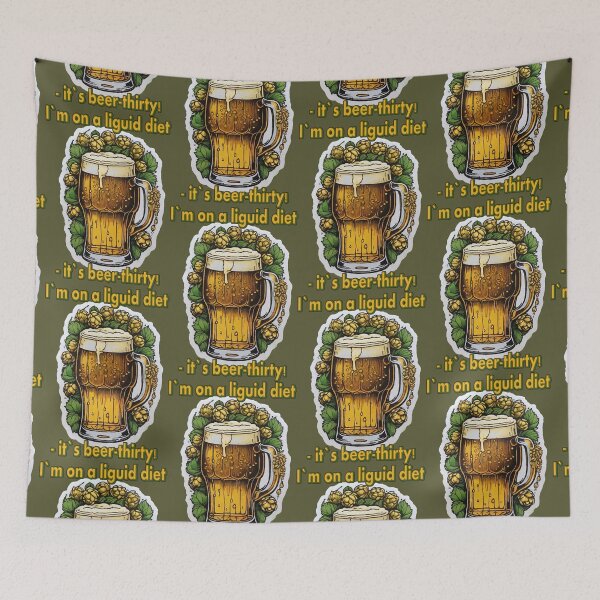 Item preview,  Sticker with a picture of a glass of frothy beer on the table and a cheerful inscription. designed and sold by Ihor Ivanov.