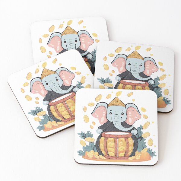 Item preview, Elephant Drummer designed and sold by omerfdln34.