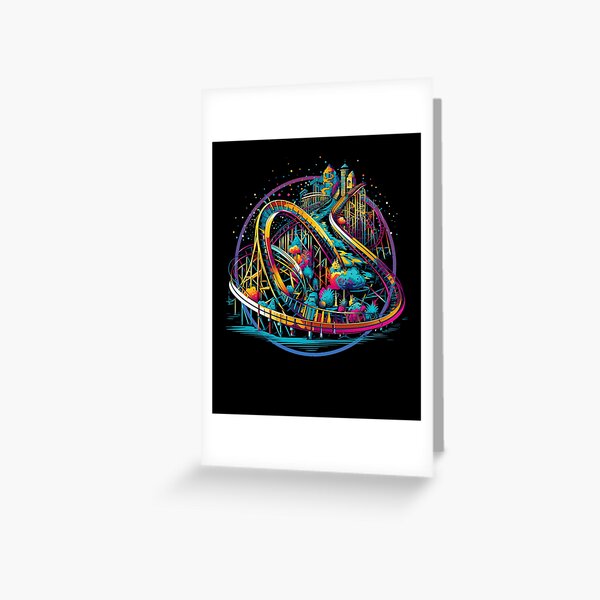 Item preview, Roller Coaster Amusement Park Exciting RIde designed and sold by Chmielayka.