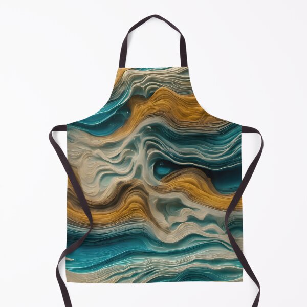 Item preview, Pulsating Ocean Currents Abstract Art designed and sold by colorvisionart.