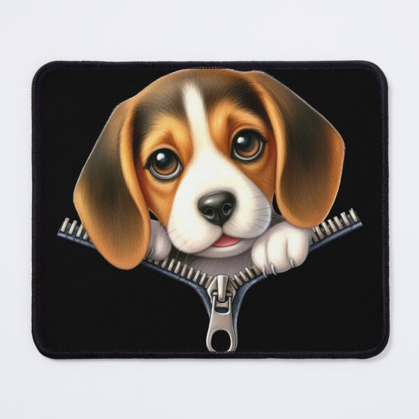 Item preview, Cute Beagle Dog with Zipper designed and sold by BerryBlaze.