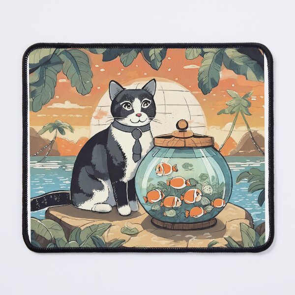 Item preview, Cat Lifeguard designed and sold by omerfdln34.