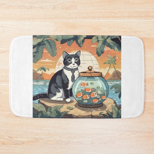 Item preview, Cat Lifeguard designed and sold by omerfdln34.