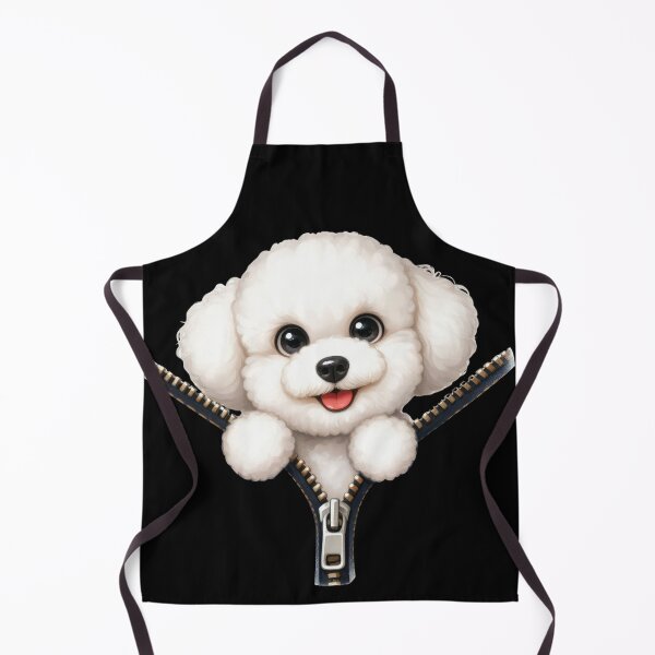 Item preview, Cute Bichon Frise Dog with Zipper designed and sold by BerryBlaze.