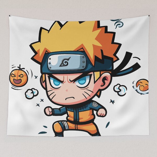Item preview, Super Mad Chibi Sticker - Anime Fight Style designed and sold by diegomenjivar92.