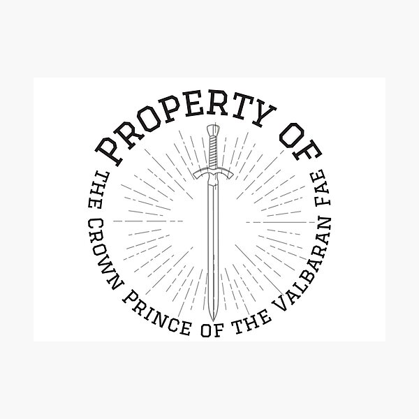 Item preview, Property of the crown prince of the valbaran fae designed and sold by blackbunnnny.