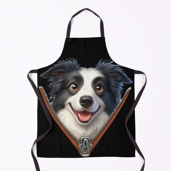 Item preview, Cute Border Collie Dog with Zipper designed and sold by BerryBlaze.