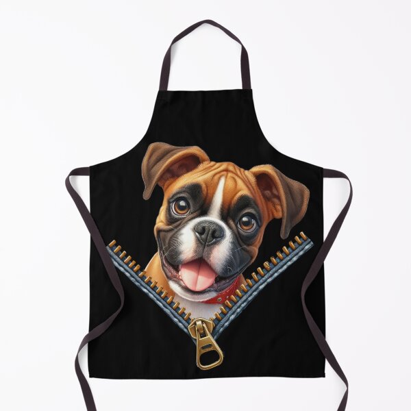 Item preview, Cute Boxer Dog with Zipper designed and sold by BerryBlaze.