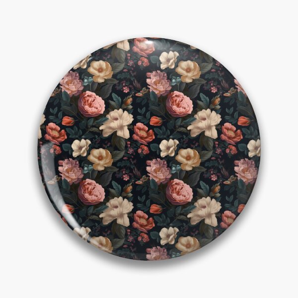 Item preview, Repeating Moody Flower Pattern  designed and sold by AugustBrennan.