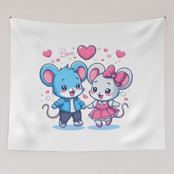 Item preview, Cute mice in love designed and sold by Culmika.