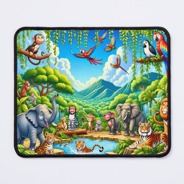 Item preview, Joyful Jungle Animals Jigsaw Puzzle designed and sold by PuzzleMart.
