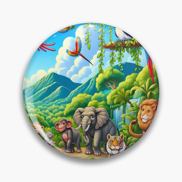 Item preview, Joyful Jungle Animals Jigsaw Puzzle designed and sold by PuzzleMart.