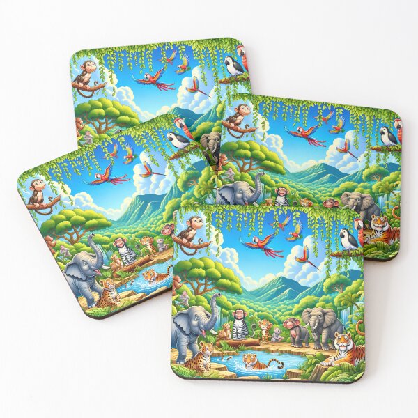 Item preview, Joyful Jungle Animals Jigsaw Puzzle designed and sold by PuzzleMart.