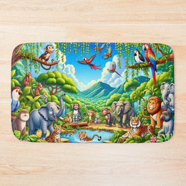 Item preview, Joyful Jungle Animals Jigsaw Puzzle designed and sold by PuzzleMart.