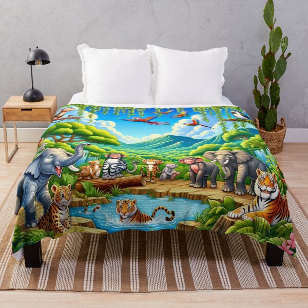 Item preview, Joyful Jungle Animals Jigsaw Puzzle designed and sold by PuzzleMart.