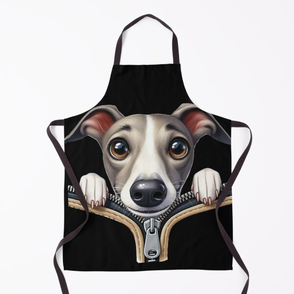 Item preview, Cute Whippet Dog with Zipper designed and sold by BerryBlaze.