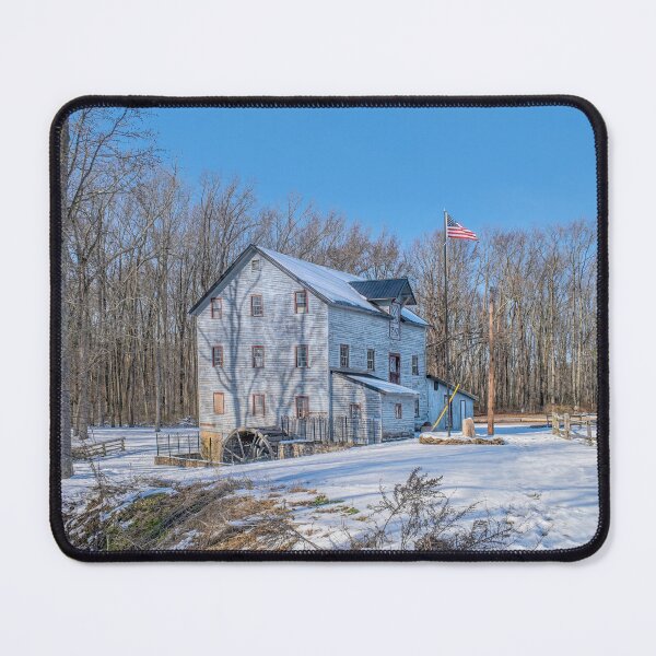 Item preview, The Daretown Grist Mill, In Winter designed and sold by Lanis Rossi.