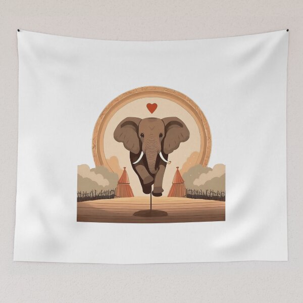 Item preview, Elephant Acrobat designed and sold by omerfdln34.