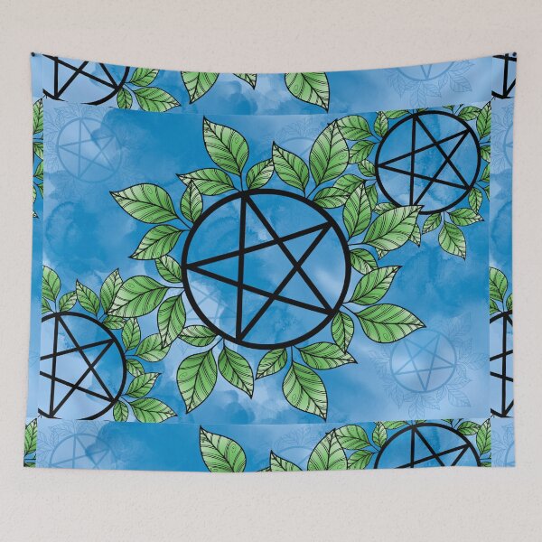 Item preview, Blue Skies Pentagram  designed and sold by stickypixie.