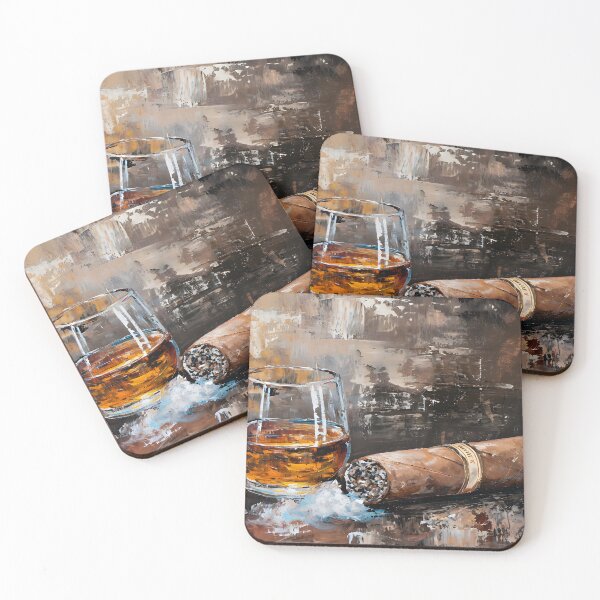 Artikelvorschau, Timeless Trails – Eine Symphonie aus Whisky und weißem Rauch in ausdrucksstarken Strichen entworfen und verkauft von OlfactoART Studio.
