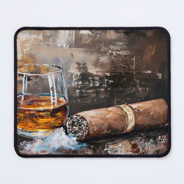 Item preview, Timeless Trails- A Symphony of Whiskey and White Fumes in Expressive Strokes designed and sold by OlfactoART Studio.