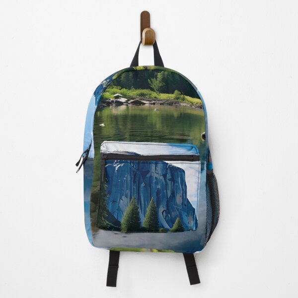 Item preview, A body of water with trees and mountains in the background designed and sold by johndesign88.