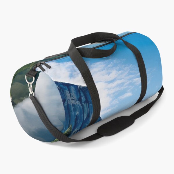 Item preview, A body of water with trees and mountains in the background designed and sold by johndesign88.