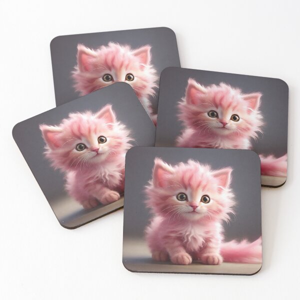 Item preview, A Fluffy Pink Kitten designed and sold by MissQuiss.