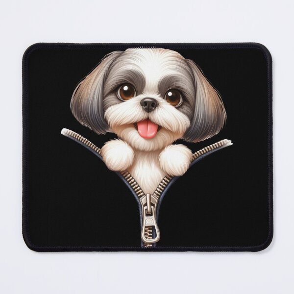 Item preview, Cute Shih Tzu Dog with Zipper designed and sold by BerryBlaze.