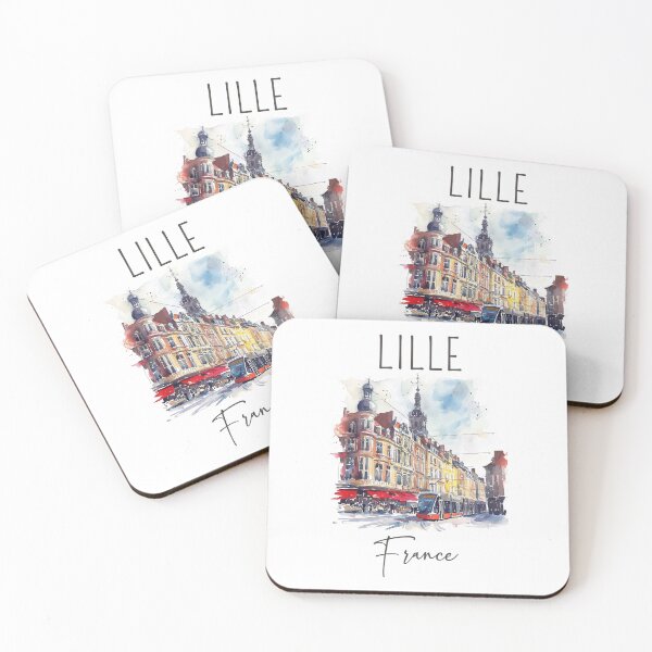 Item preview, Watercolor Design of Lille - France  designed and sold by Sketch-Shack.