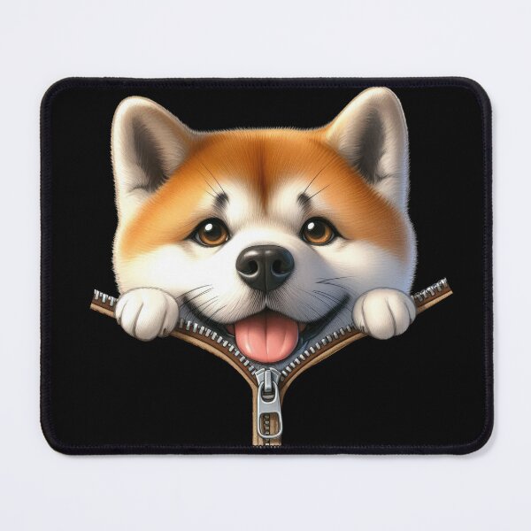Item preview, Cute Shiba Inu Dog with Zipper designed and sold by BerryBlaze.