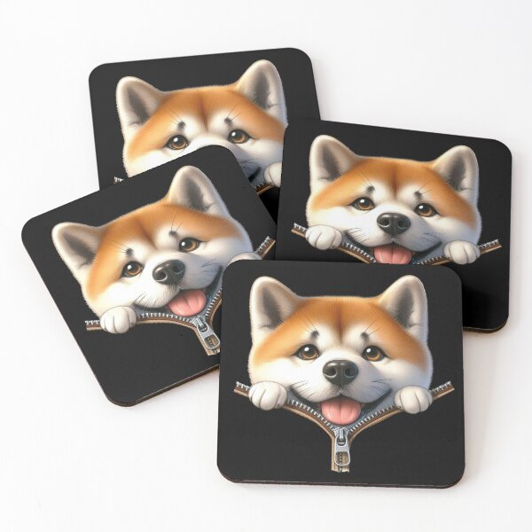 Item preview, Cute Shiba Inu Dog with Zipper designed and sold by BerryBlaze.