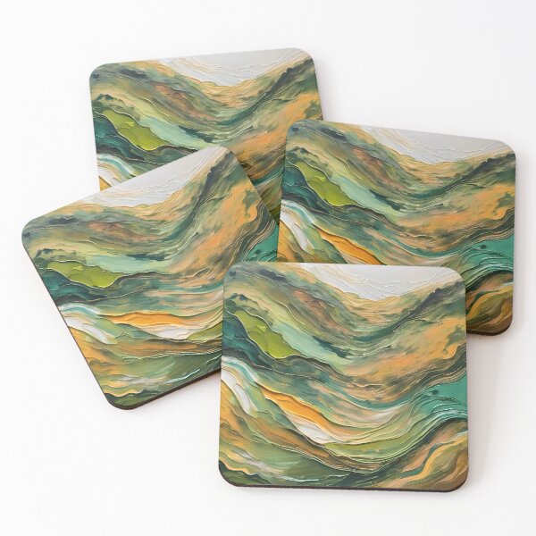 Item preview, Abstract Nature Scene - Rolling Hills Art designed and sold by colorvisionart.