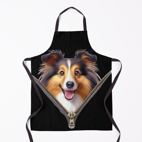 Item preview, Cute Shetland Sheepdog Dog with Zipper designed and sold by BerryBlaze.