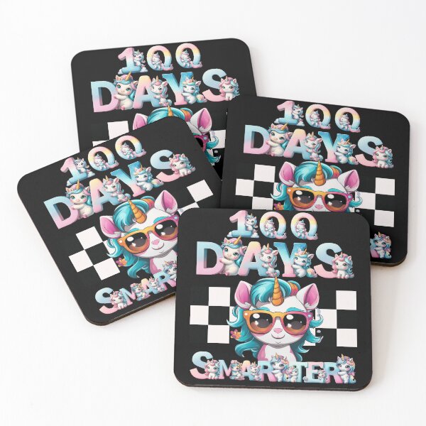 Item preview, 100 Days of School Unicorn 100 Days Smarter Gift For Kids designed and sold by Chmielayka.