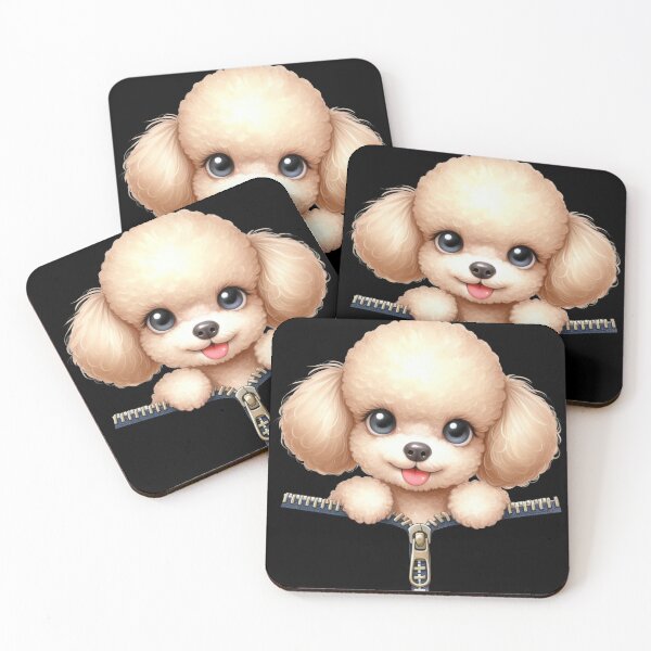Item preview, Cute Poodle Dog with Zipper designed and sold by BerryBlaze.