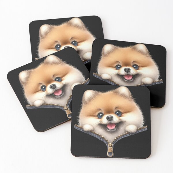 Item preview, Cute Pomeranian Dog with Zipper designed and sold by BerryBlaze.