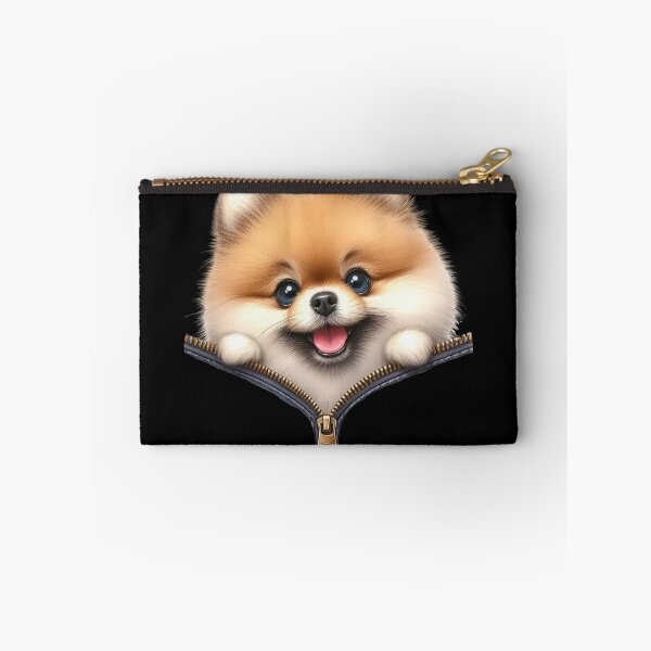 Item preview, Cute Pomeranian Dog with Zipper designed and sold by BerryBlaze.